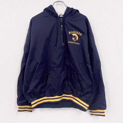 90s　Holloway　ホロウェイ　アノラックパーカー　ヴィンテージ　紺　ネイビー　2XLサイズ