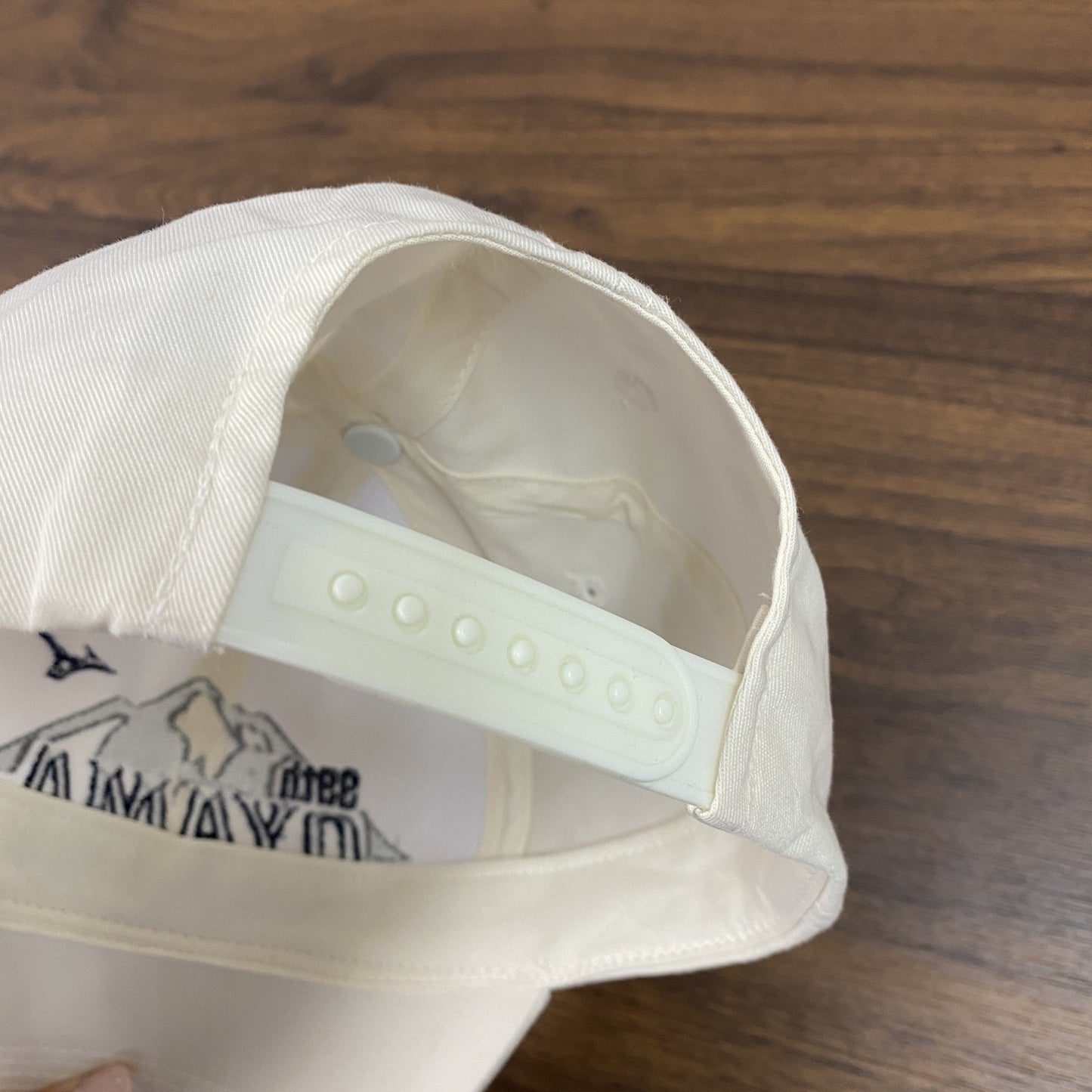 MIZUNO　ミズノ　第39回大山登山マラソン大会　6パネルキャップ　ベースボールキャップ　刺繍ロゴ　白　ホワイト　フリーサイズ