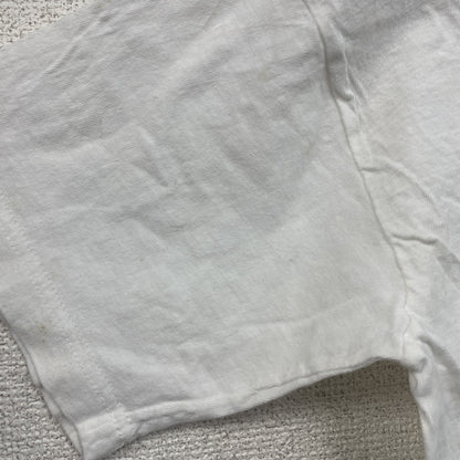 ～00s　COTTON SPORT　半袖プリントTシャツ　人物T　ヴィンテージ　白　ホワイト　Lサイズ