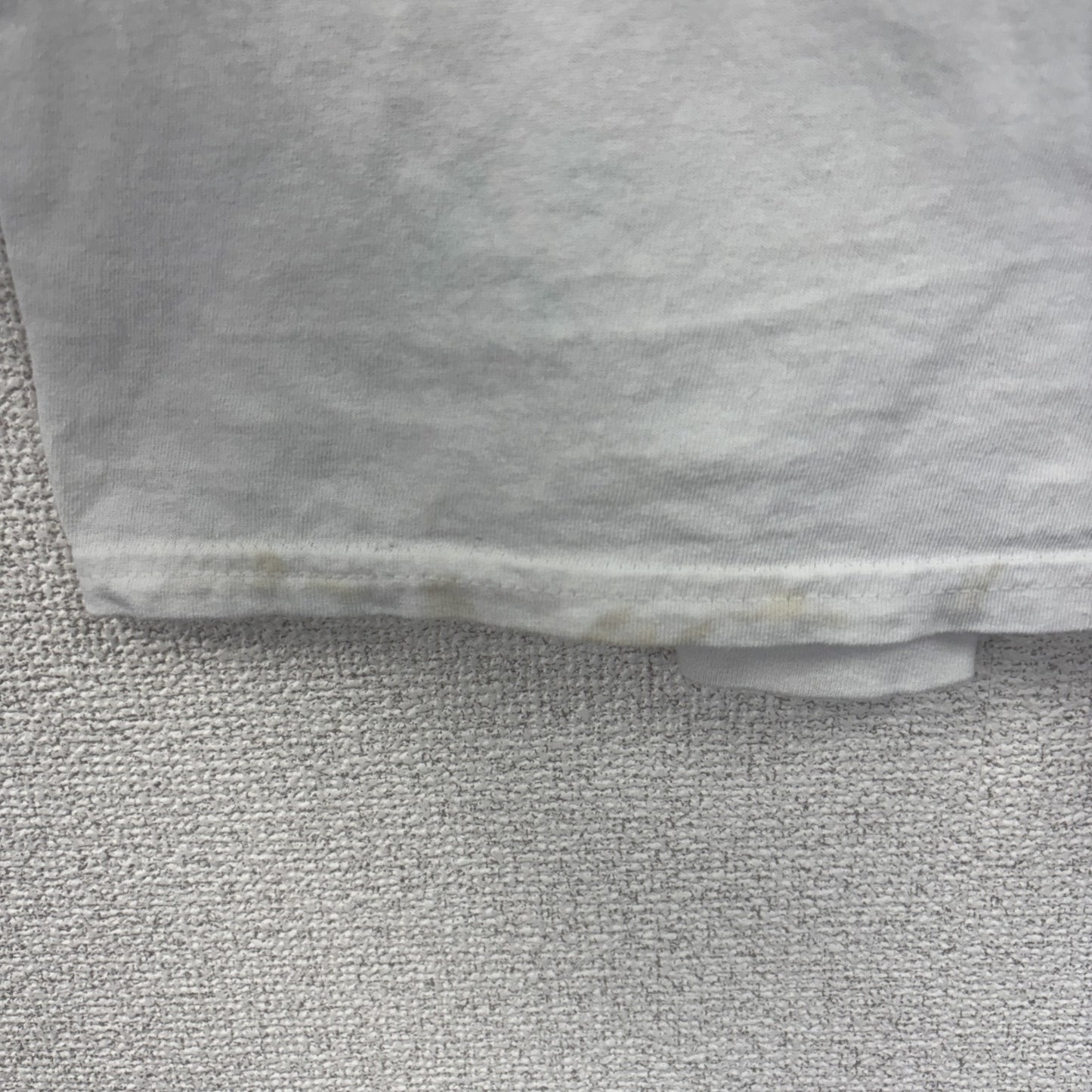 古着 used　ジョジョの奇妙な冒険　長袖アニメプリントTシャツ　ロンT　漫画　少年ジャンプ　白　クルーネック　2XLサイズ