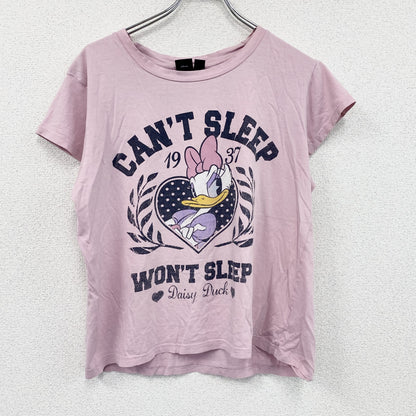Disney　ディズニー　デイジー　半袖プリントTシャツ　ピンク　Mサイズ