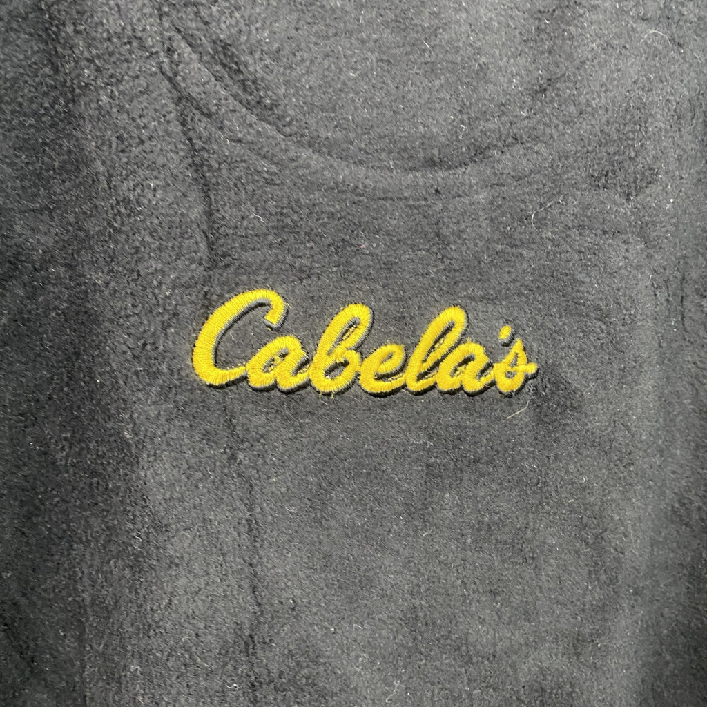 COLORADO TIMBERLINE　フルジップフリースベスト　刺繍ロゴ　黒　ブラック　XLサイズ
