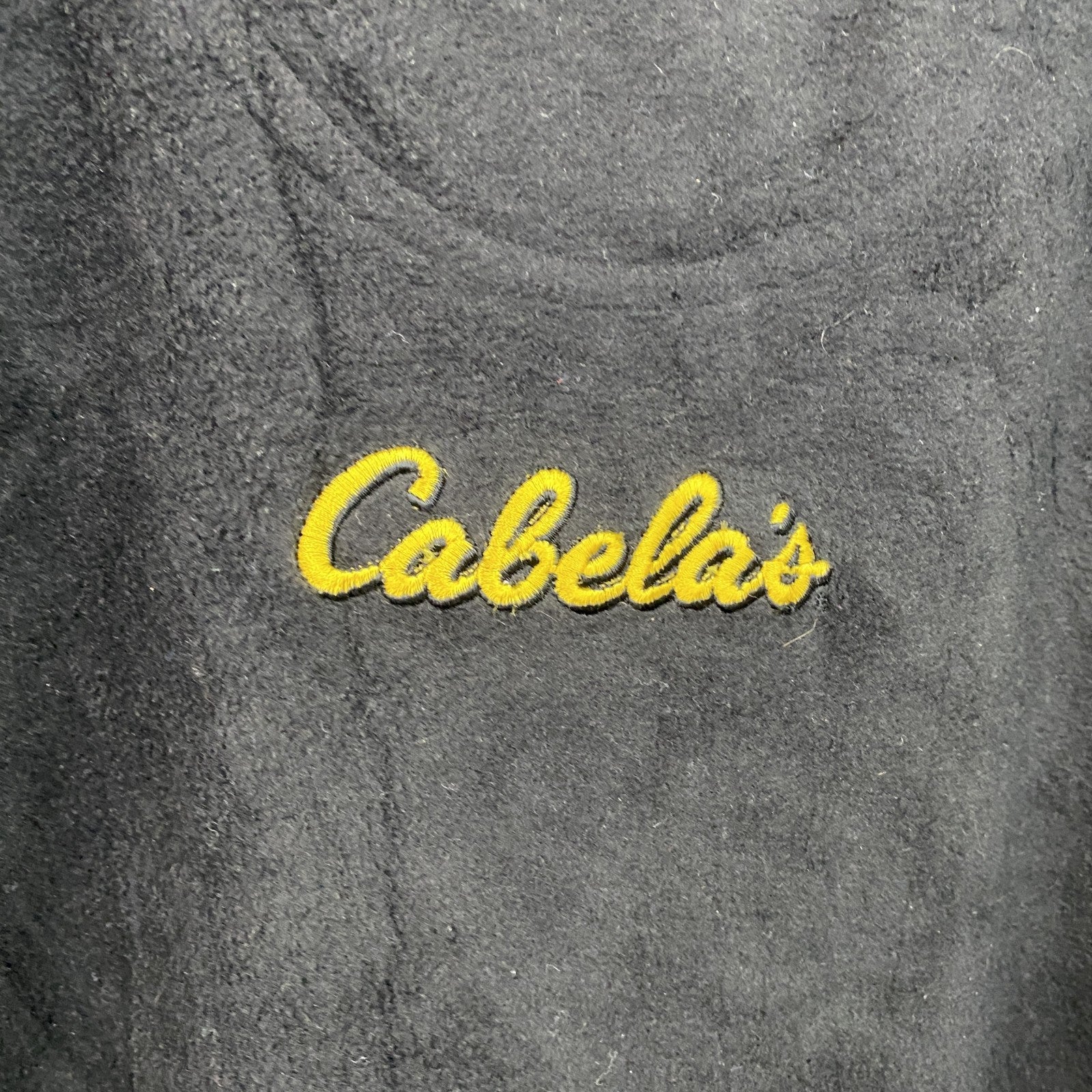 COLORADO TIMBERLINE　フルジップフリースベスト　刺繍ロゴ　黒　ブラック　XLサイズ