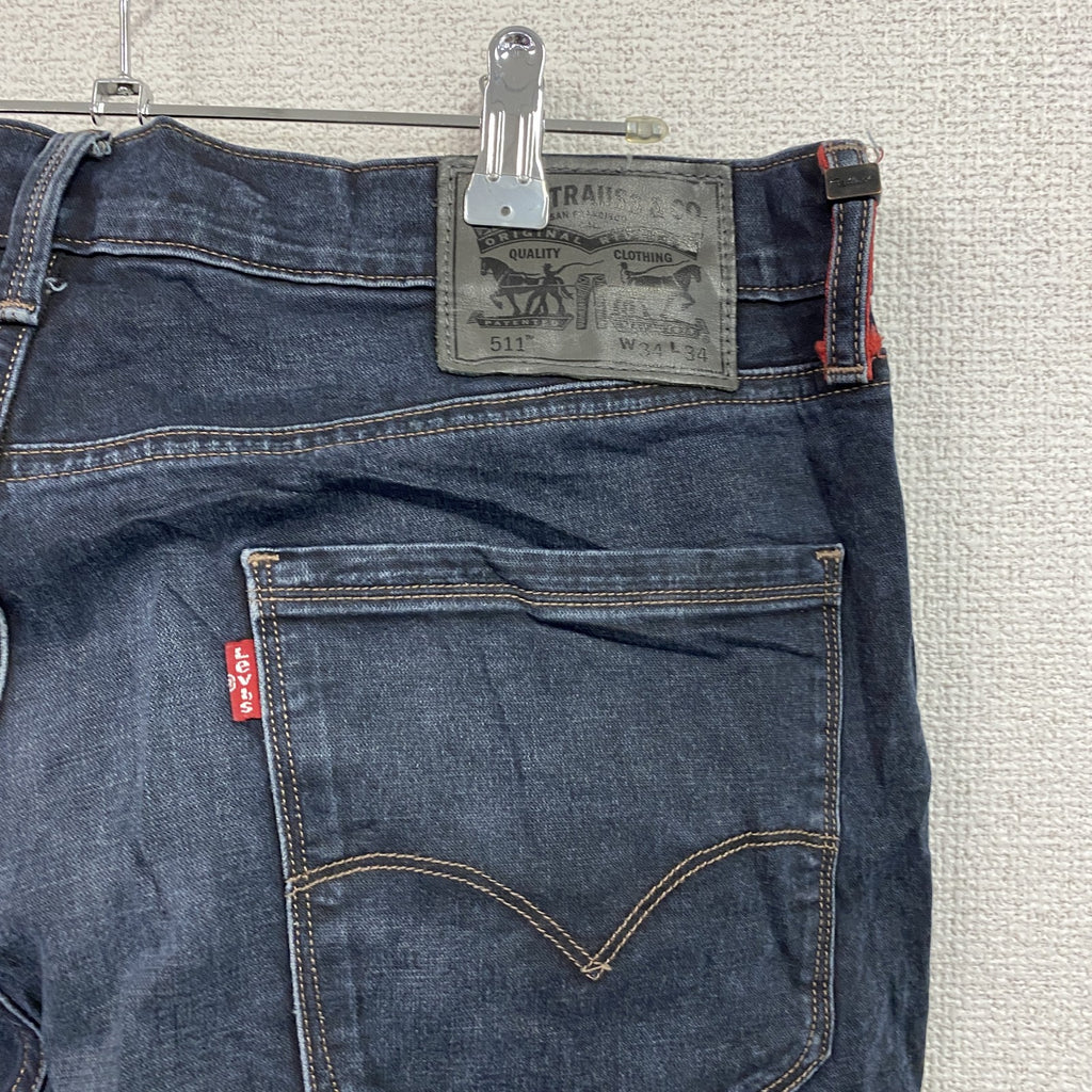 Levi’s　リーバイス　511　デニムパンツ/ジーンズ　ジップフライ　インディゴ　W34サイズ