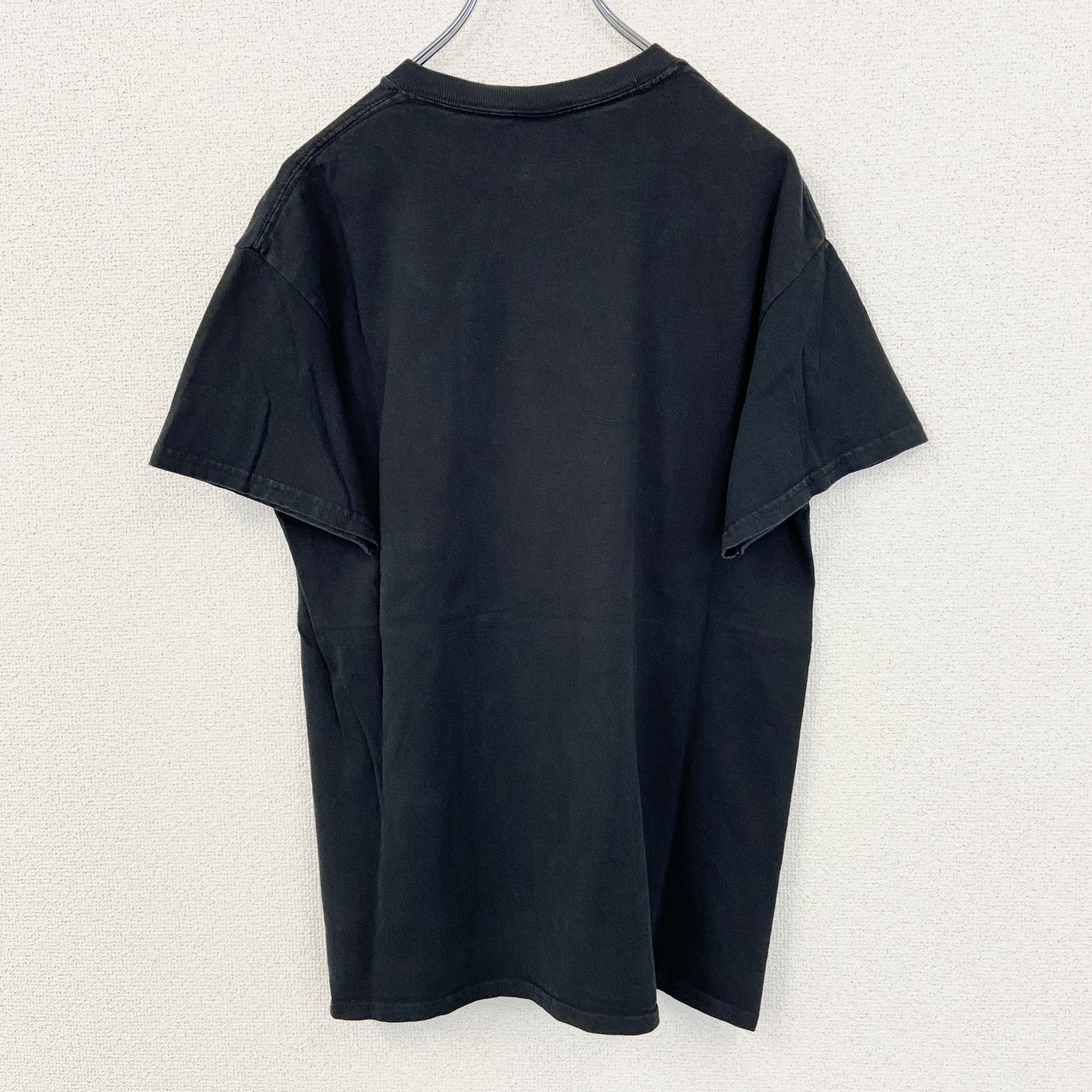 古着 used　GILDAN ギルダン　半袖プリントTシャツ　クルーネック　SOCCER　カジュアルデザイン　黒　Mサイズ