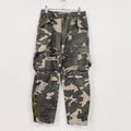 Abercrombie＆Fitch　アバクロ　カーゴパンツ　迷彩　カモフラ柄　カーキ　2サイズ