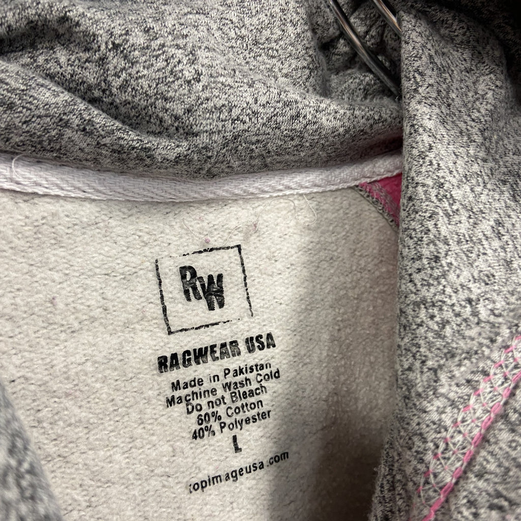 RAGWEAR USA　スウェットパーカー/フーディー　灰色　グレー　Lサイズ