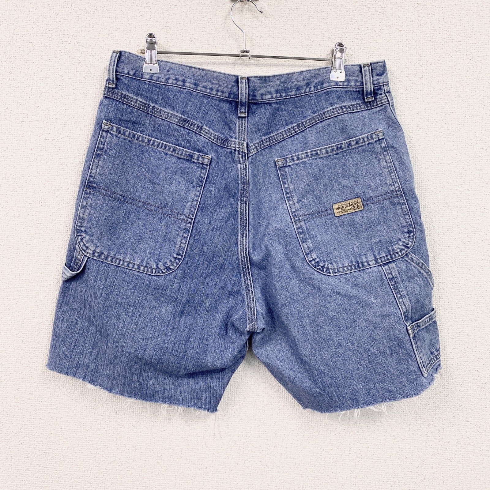 Wrangler　ラングラー　デニムハーフパンツ　ペインターパンツ　カットオフ　インディゴ　W32