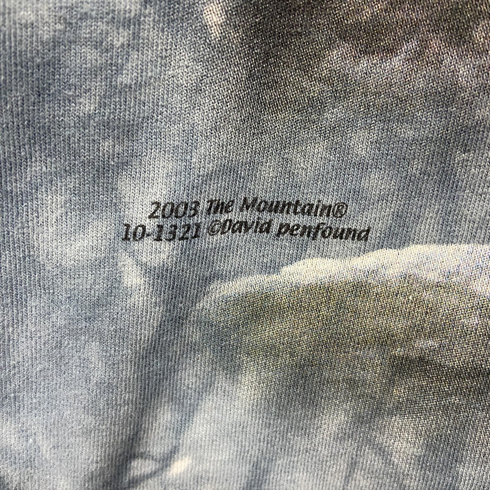 00s　THE MOUNTAIN　ザマウンテン　半袖プリントTシャツ　タイダイ　アニマルT　黒　ブラック