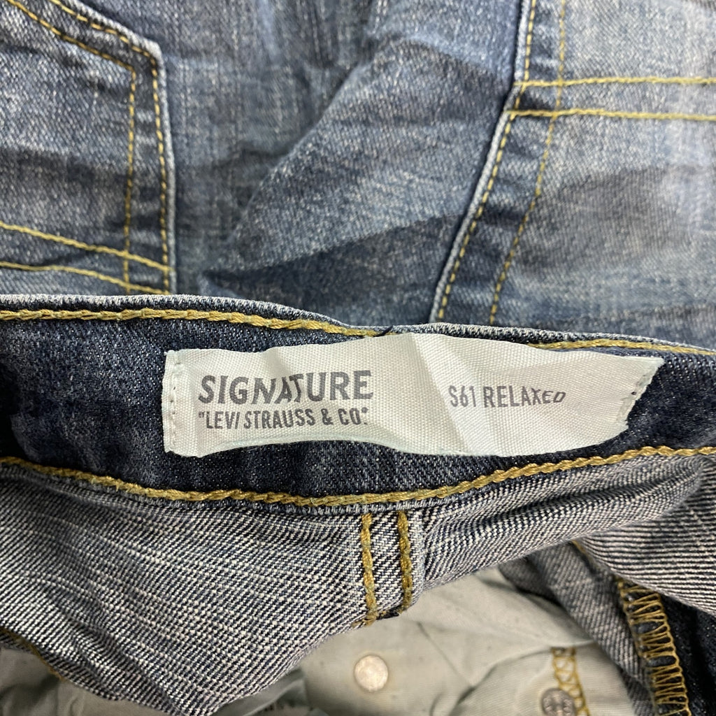 Levi’s　リーバイス　SIGNATURE　デニムパンツ/ジーンズ　ジップフライ　フェード　縦落ち　インディゴ　W32サイズ