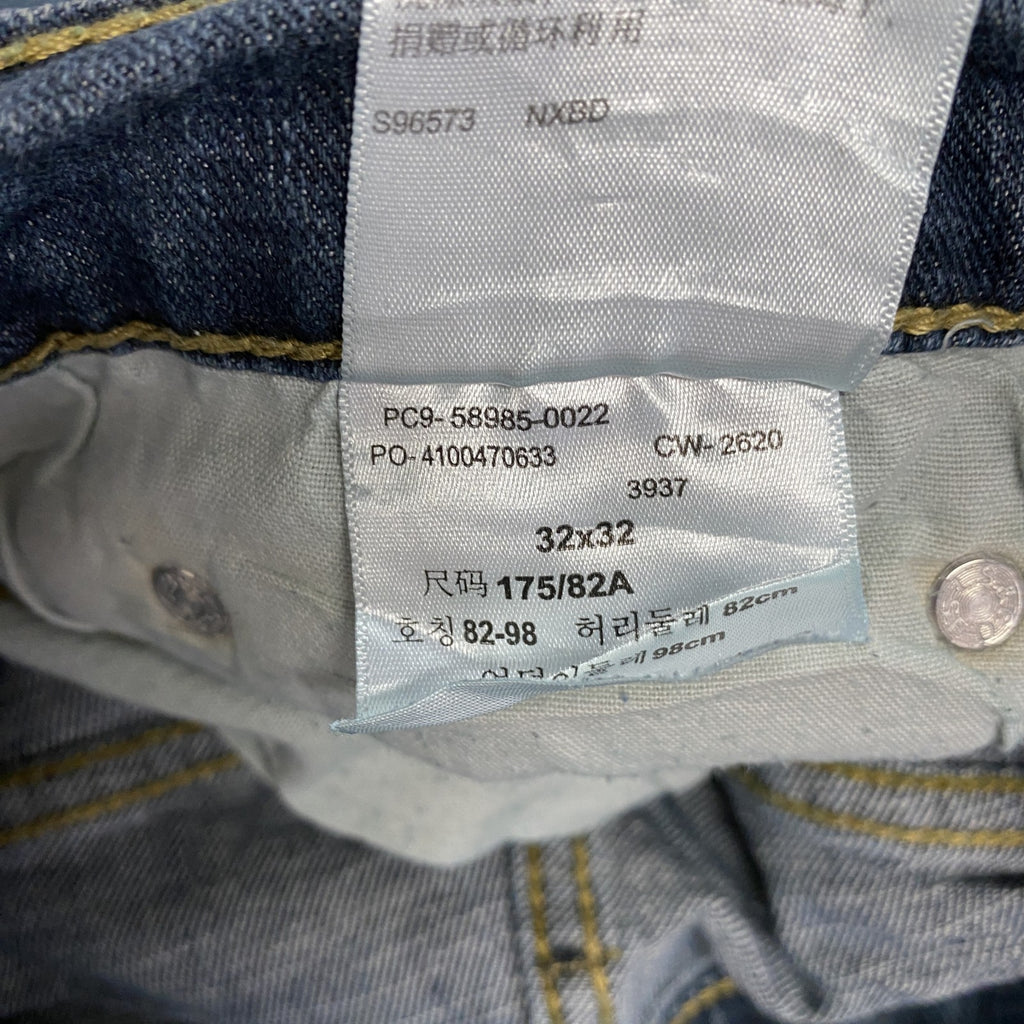 Levi’s　リーバイス　SIGNATURE　デニムパンツ/ジーンズ　ジップフライ　フェード　縦落ち　インディゴ　W32サイズ