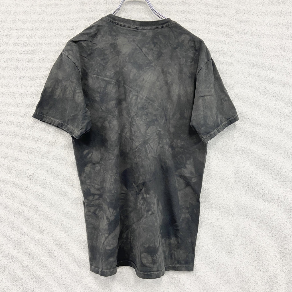 THE MOUNTAIN　ザマウンテン　半袖プリントTシャツ　タイダイ　アニマルT　灰色　グレー　Ｍサイズ