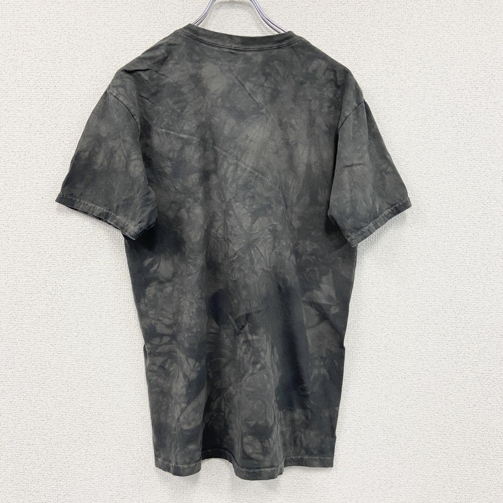 THE MOUNTAIN　ザマウンテン　半袖プリントTシャツ　タイダイ　アニマルT　灰色　グレー　Ｍサイズ