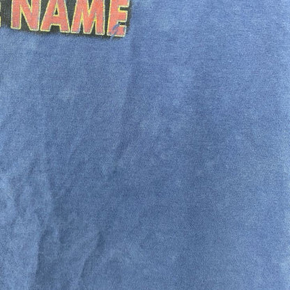 古着 used　DANGER MOUSE　デンジャーマウス　半袖キャラクタープリントTシャツ　ネズミ　ネイビー　2XLサイズ