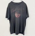 古着 used　OLD NAVY　オールドネイビー　半袖ダメージプリントTシャツ　クルーネック　カジュアル　グレー　Lサイズ