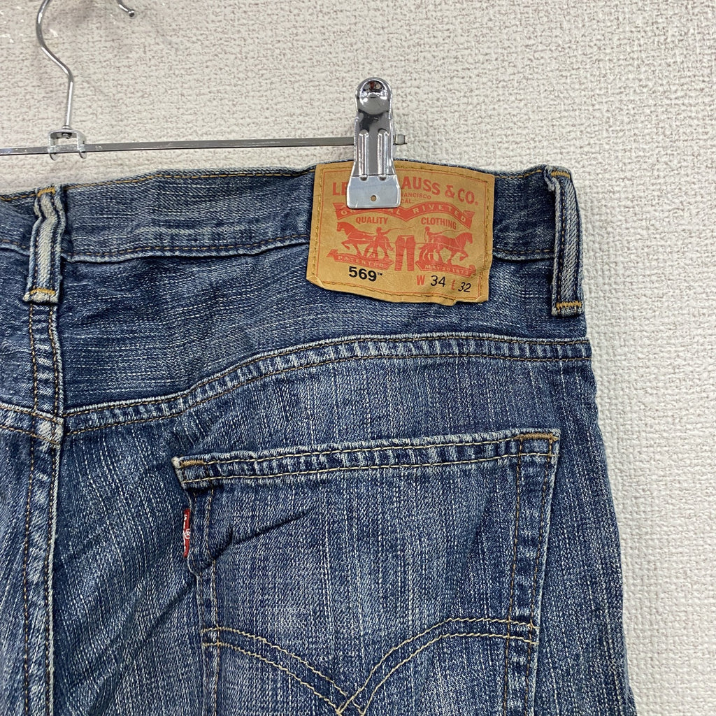 Levi’s　リーバイス　569　デニムパンツ/ジーンズ　ジップフライ　インディゴ　W34サイズ
