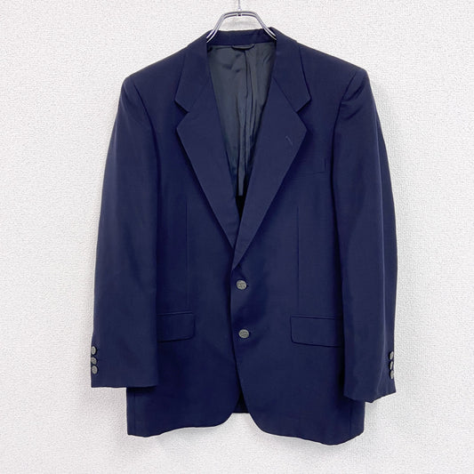 BALENCIAGA　バレンシアガ　テーラードジャケット　ブレザー　紺ブレ　ノッチドラペル　紺　ネイビー