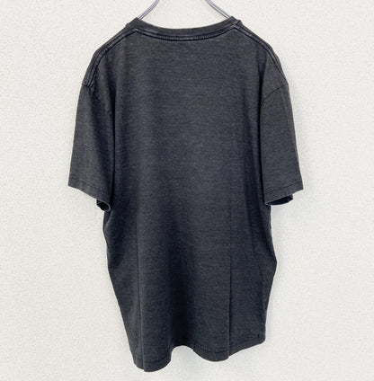 古着 used　OLD NAVY　オールドネイビー　半袖ダメージプリントTシャツ　クルーネック　カジュアル　グレー　Lサイズ