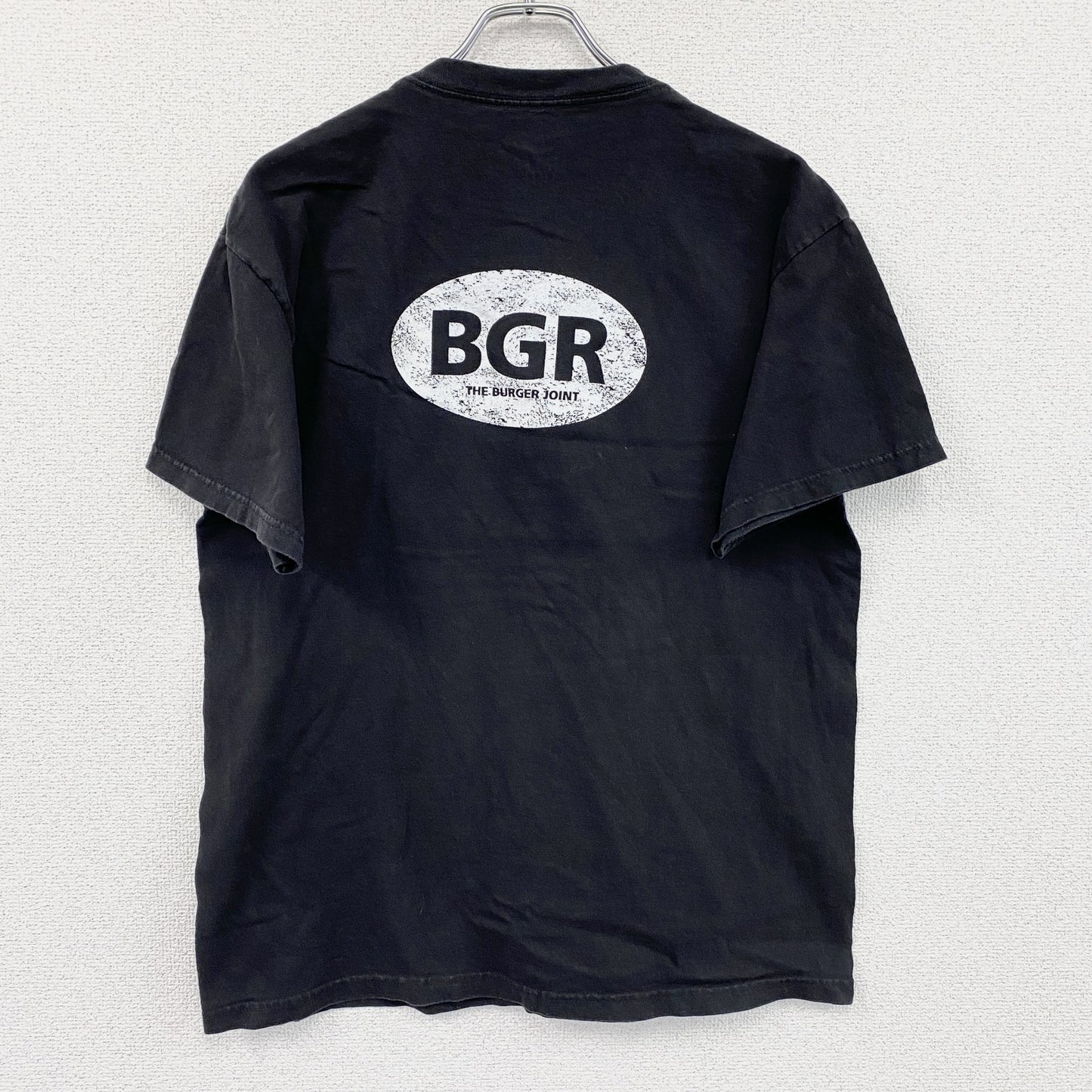 PORT&COMPANY　ポート&カンパニー　BGR　半袖プリントTシャツ　黒　ブラック　Lサイズ