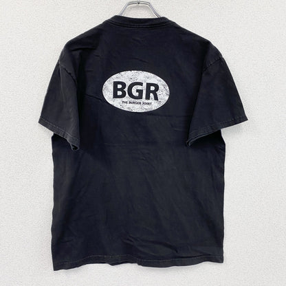 PORT&COMPANY　ポート&カンパニー　BGR　半袖プリントTシャツ　黒　ブラック　Lサイズ