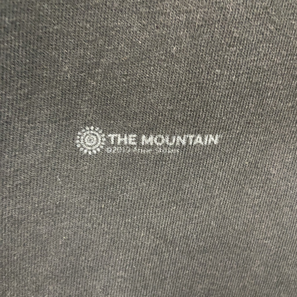 THE MOUNTAIN　ザマウンテン　半袖プリントTシャツ　タイダイ　黒　ブラック　XLサイズ