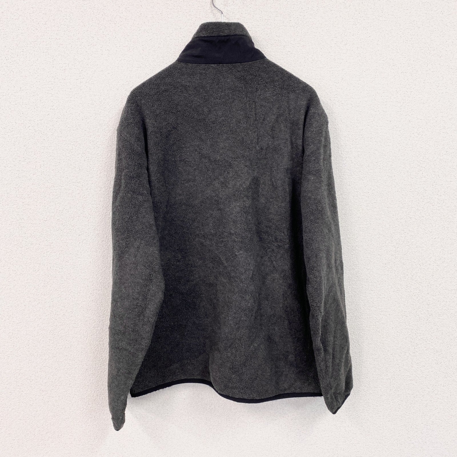 90s～　LANDS'END　ランズエンド　フルジップフリースジャケット　POLARTEC　ポーラテック　グレー　Lサイズ