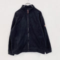 ORVIS　オルビス　フルジップフリースジャケット　無地　黒　ブラック　Lサイズ