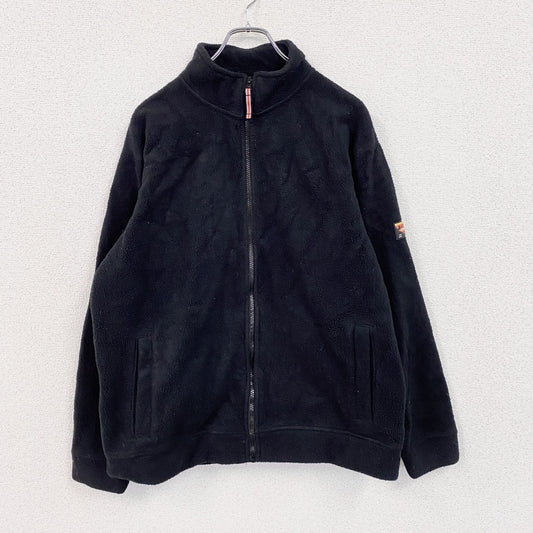 ORVIS　オルビス　フルジップフリースジャケット　無地　黒　ブラック　Lサイズ