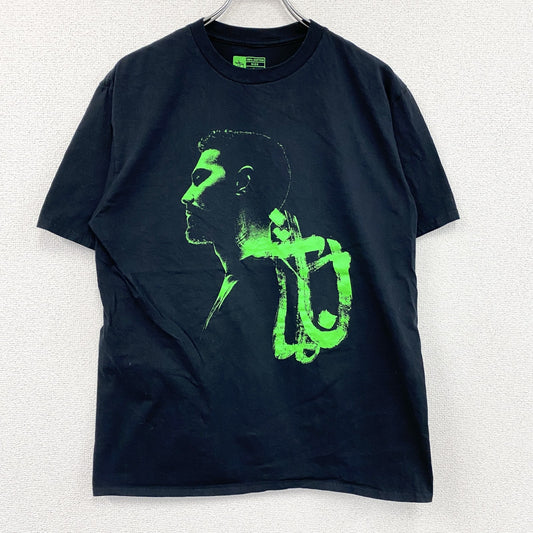 KINGBUSHIDOSHOP DE　半袖プリントTシャツ　黒　ブラック　Lサイズ