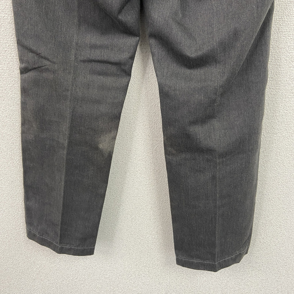 Dickies　ディッキーズ　ワークパンツ　チノパンツ　ジップフライ　キーリング付き　灰色　グレー　W32サイズ