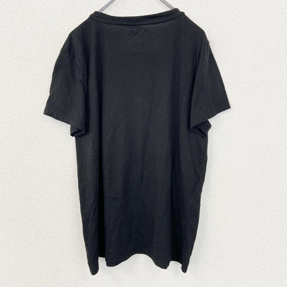 古着 used　MISSION RIDGE　ミッション リッジ　半袖プリントデザインTシャツ　クルーネック　ゴースト　黒　Lサイズ