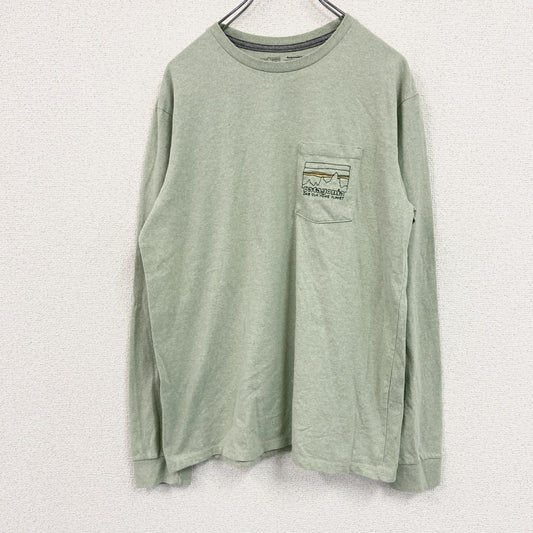 Patagonia　パタゴニア　長袖Tシャツ/ロンT　緑　グリーン　Sサイズ