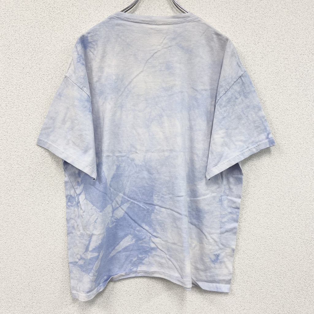 THE MOUNTAIN　ザマウンテン　半袖プリントTシャツ　アニマルT　タイダイ　白　ホワイト　XLサイズ