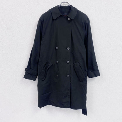 LONDON FOG　ロンドンフォグ　ダブルトレンチコート　黑　ブラック　10サイズ