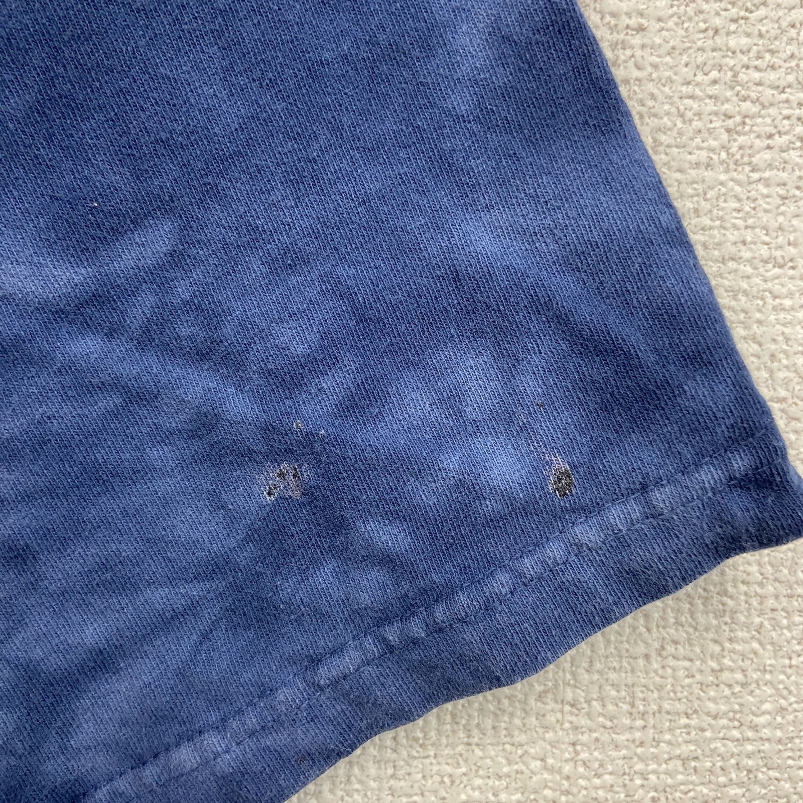 THE MOUNTAIN　ザマウンテン　半袖プリントTシャツ　アニマルT　タイダイ　青　ブルー　Lサイズ