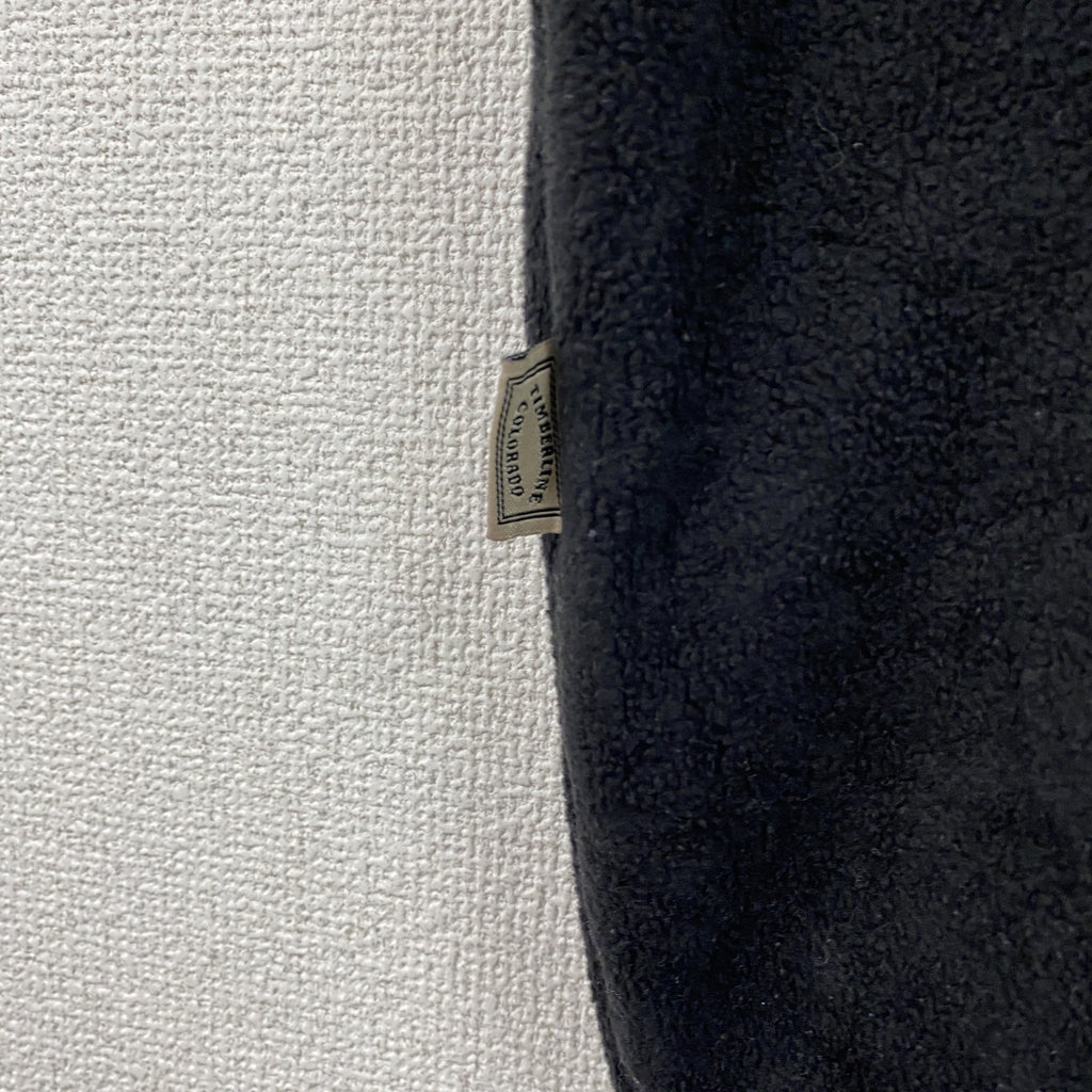 COLORADO TIMBERLINE　フルジップフリースベスト　刺繍ロゴ　黒　ブラック　XLサイズ