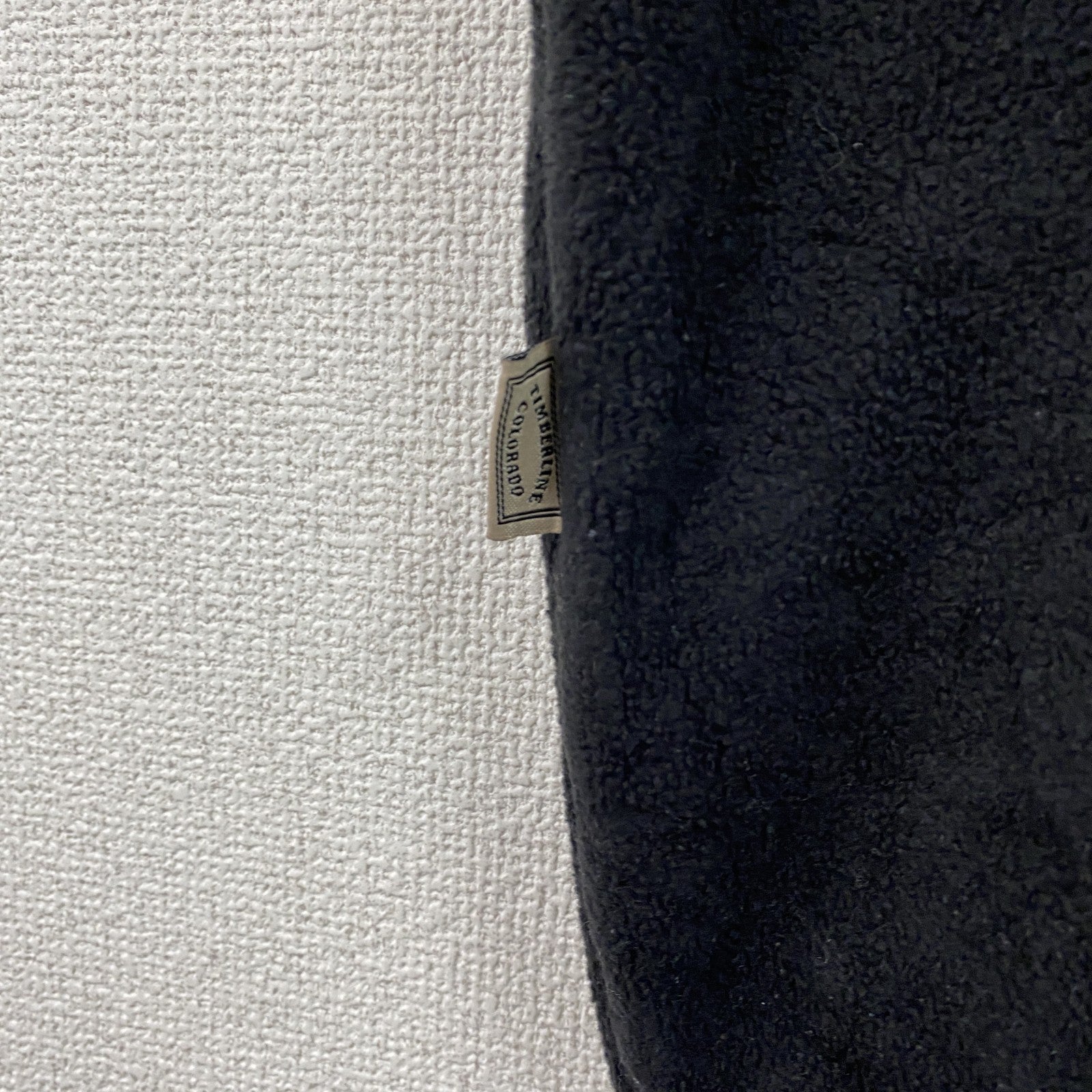 COLORADO TIMBERLINE　フルジップフリースベスト　刺繍ロゴ　黒　ブラック　XLサイズ