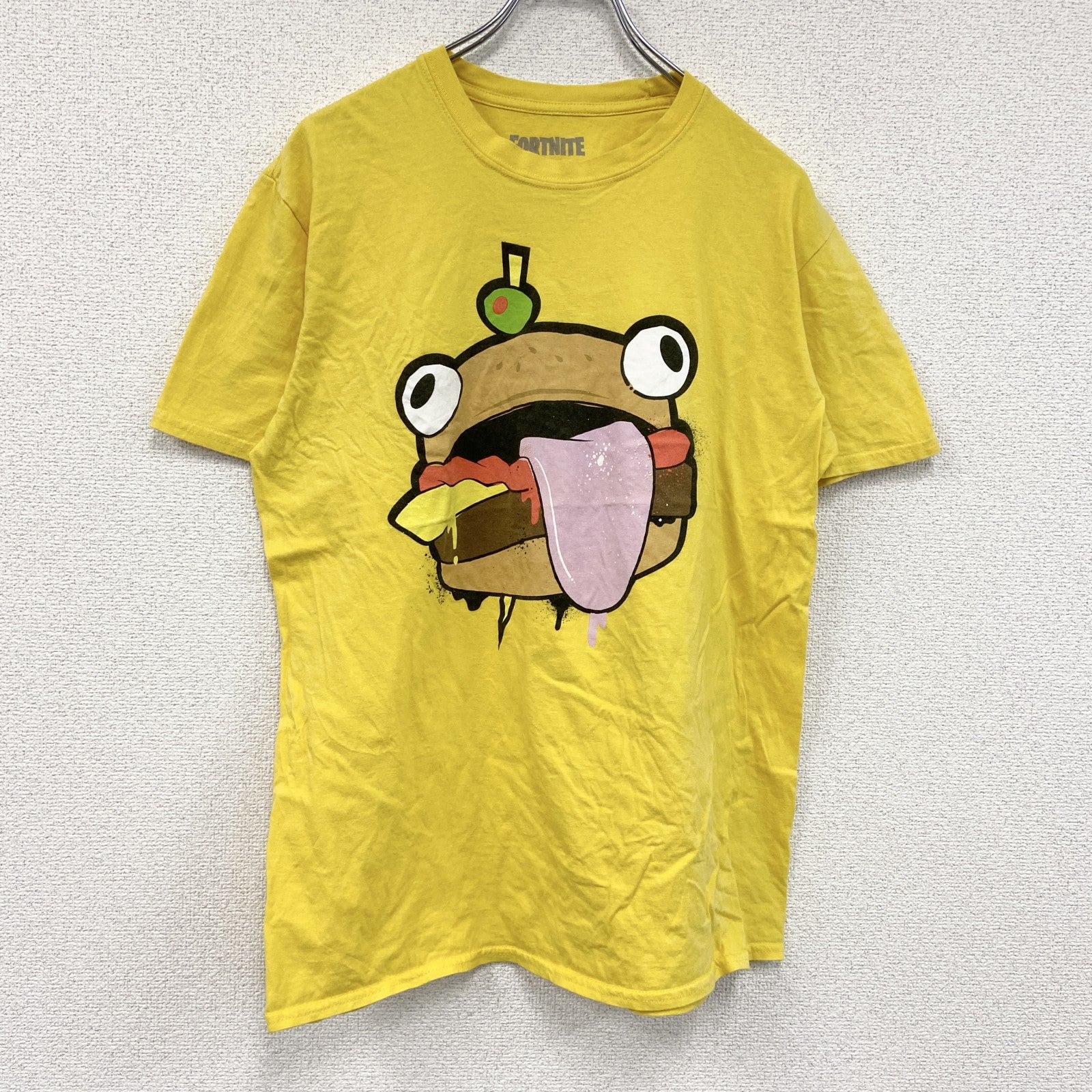 FORTNITE　フォートナイト　半袖プリントTシャツ　黄色　イエロー　Ｍサイズ