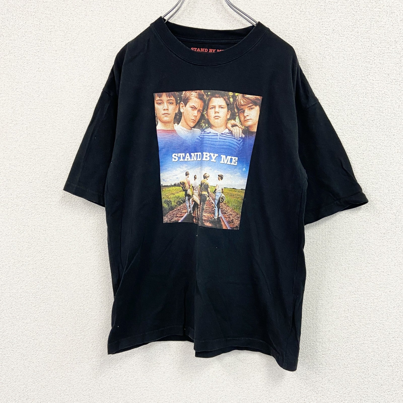 STAND BY ME　スタンドバイミー　半袖ムービープリントＴシャツ　Mサイズ　黒　ブラック　Mサイズ