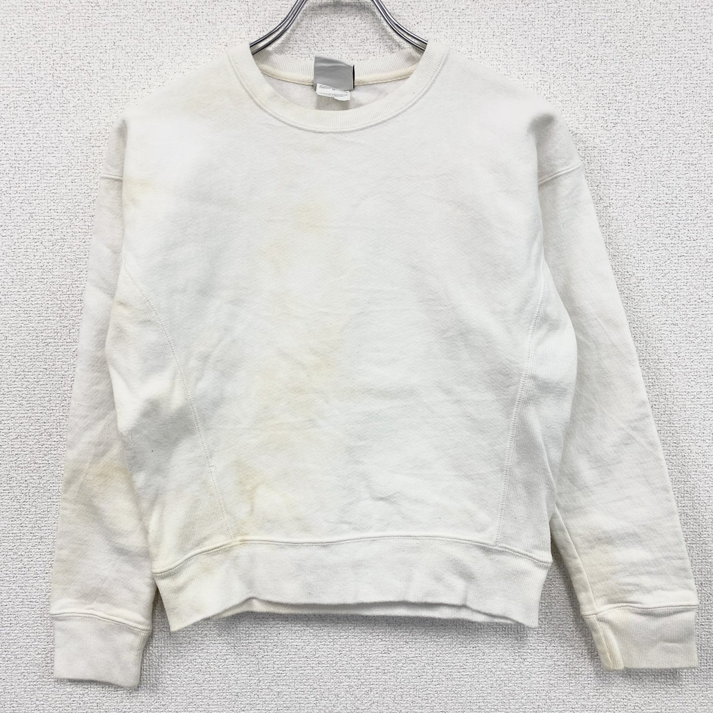 Champion　チャンピオン　リバースウィーブ　スウェット/トレーナー　白　ホワイト　XSサイズ