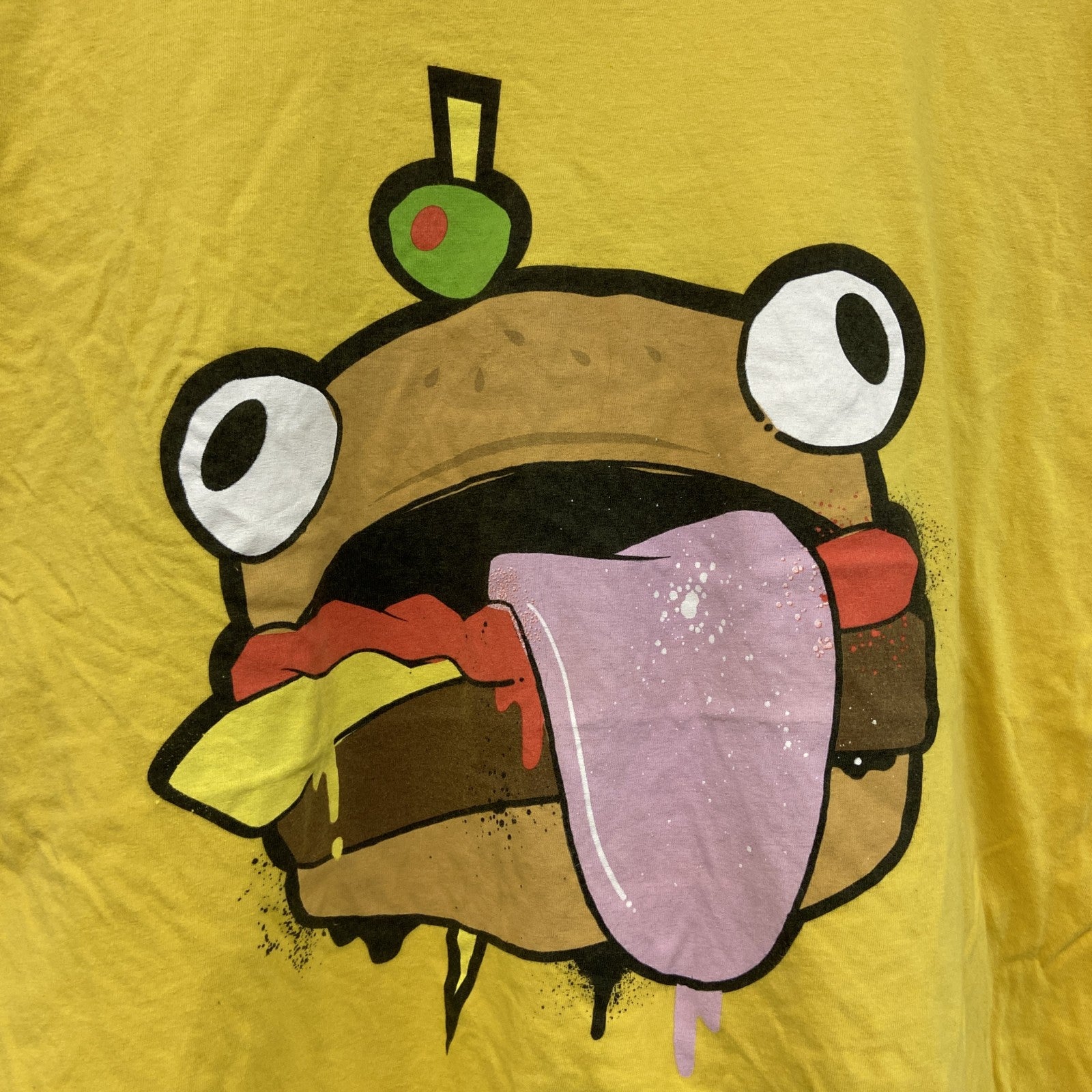 FORTNITE　フォートナイト　半袖プリントTシャツ　黄色　イエロー　Ｍサイズ