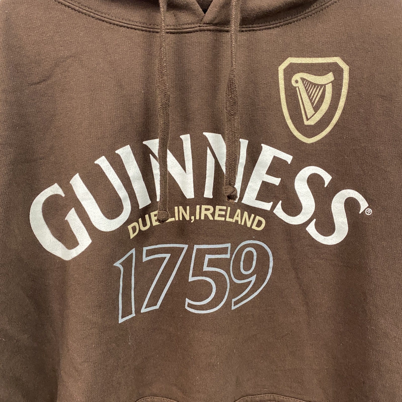 GUINNESS　ギネス　スウェットパーカー/フーディー　茶色　ブラウン