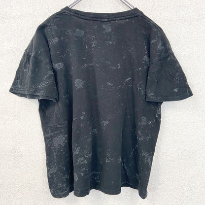 古着 used　boohoo　半袖アニマルプリントTシャツ　イーグル　鷹　レトロデザイン　クルーネック　黒　ブラック　