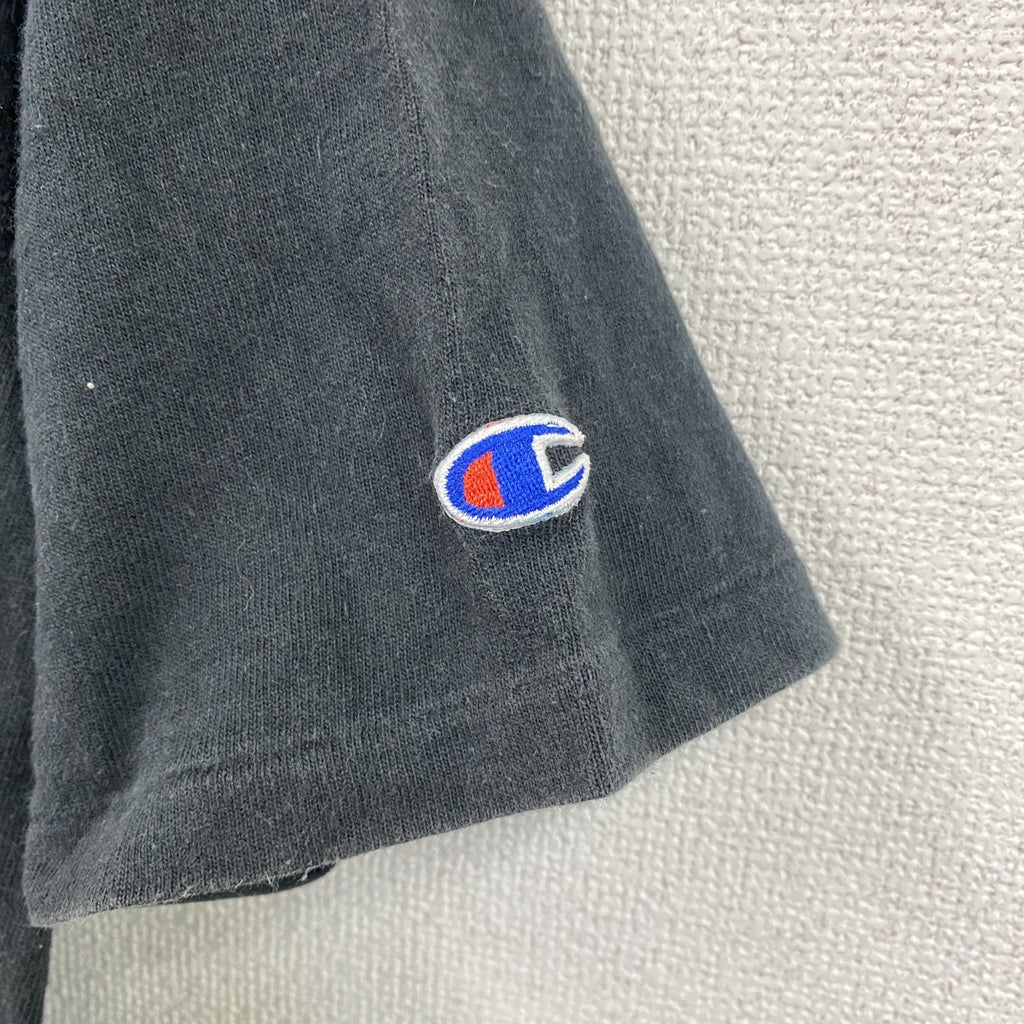 90s　champion　チャンピオン　半袖Tシャツ　ヴィンテージ　黒　ブラック　Mサイズ
