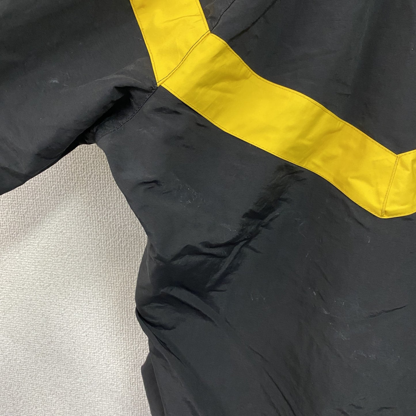 U.S.ARMY　トレーニングジャケット　フルジップナイロンジャケット　ミリタリー　米軍　黒　ブラック　Sサイズ