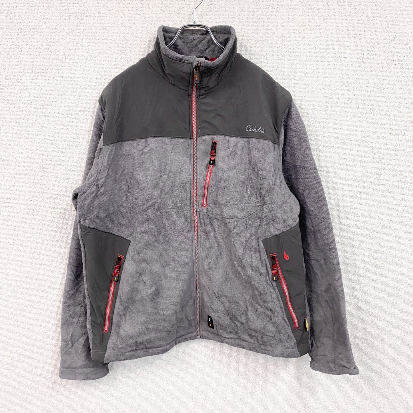 Cabela’ｓ　カベラス　ヒートジャケット　電熱服　灰色　グレー　Lサイズ