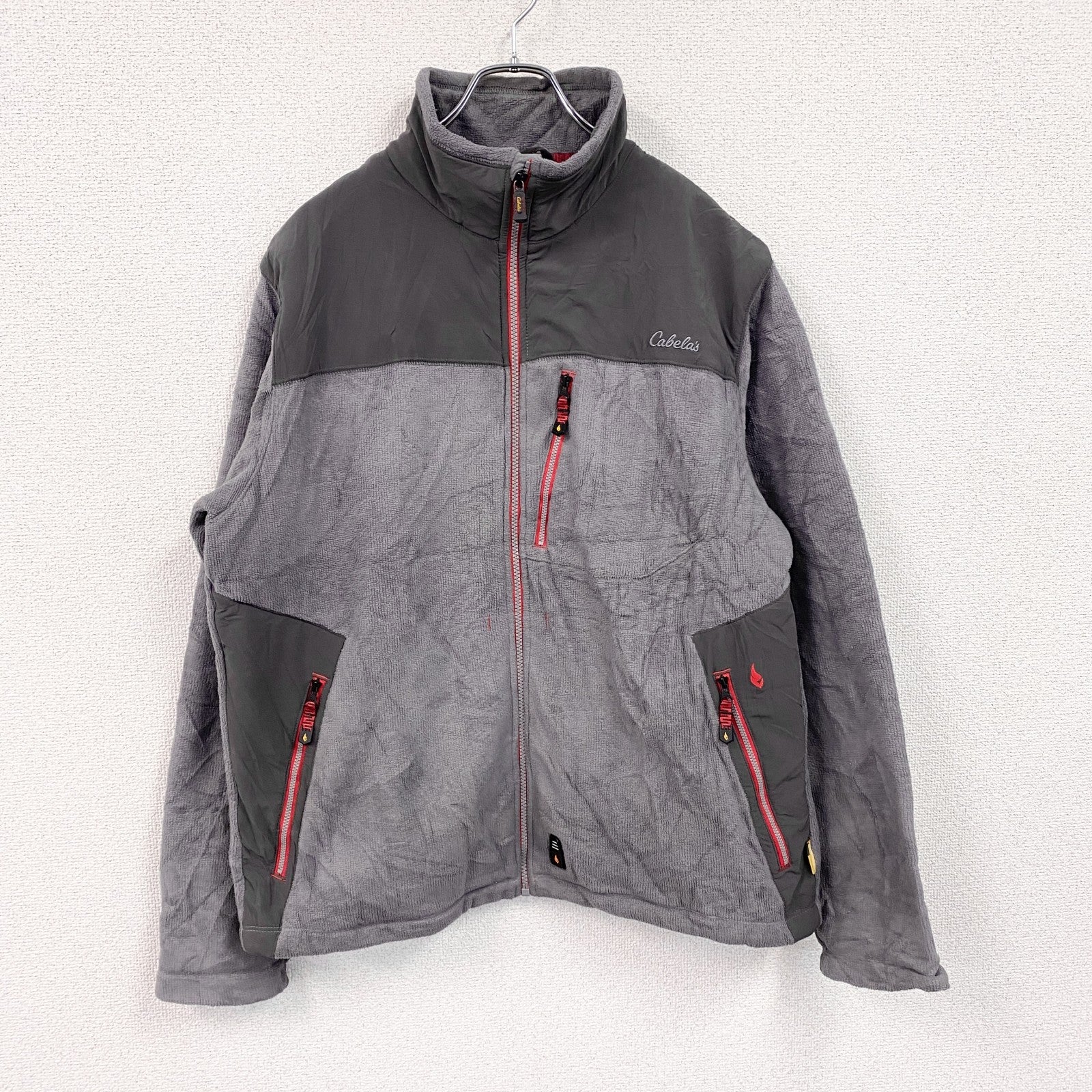 Cabela’ｓ　カベラス　ヒートジャケット　電熱服　灰色　グレー　Lサイズ
