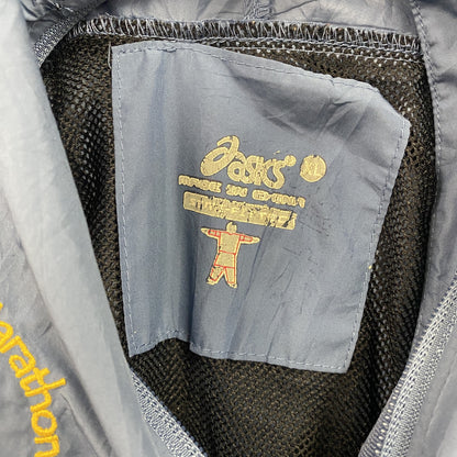 asics　アシックス　フルジップジャケット　水色　ライトブルー　XLサイズ　