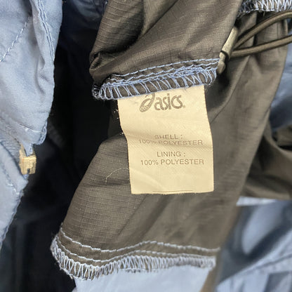 asics　アシックス　フルジップジャケット　水色　ライトブルー　XLサイズ　