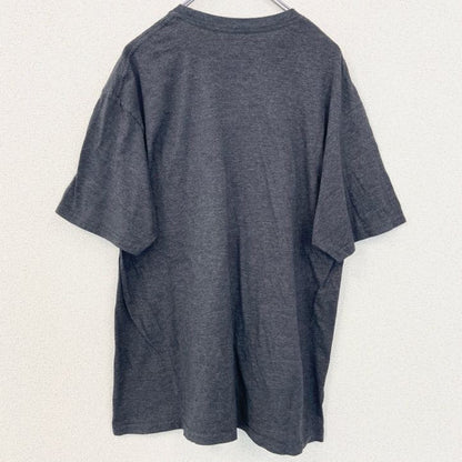 古着 used　Johnny cash　ジョニーキャッシュ　半袖バンドプリントtシャツ　クルーネック　レトロ　グレー　XLサイズ